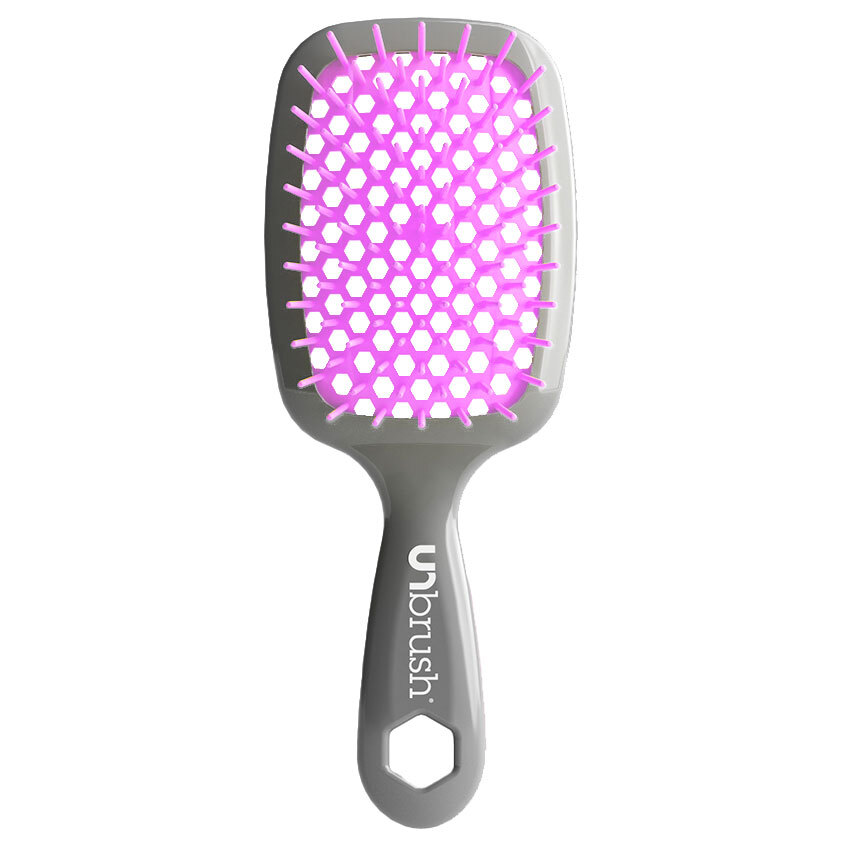 FHI HEAT UNBRUSH Orchid with a Grey Handle